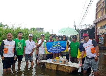 Wujudkan Kepedulian, LAZISMU KL Wiradesa Salurkan Bantuan Darurat di 4 Titik Pengungsian Korban Banjir
