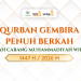 QURBAN GEMBIRA, PENUH BERKAH