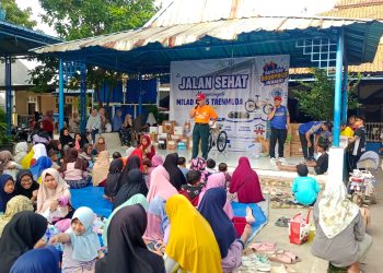 Semarak Milad ke-5 TrenMuda Wiradesa, Jalan Sehat Satukan Santri dan Masyarakat