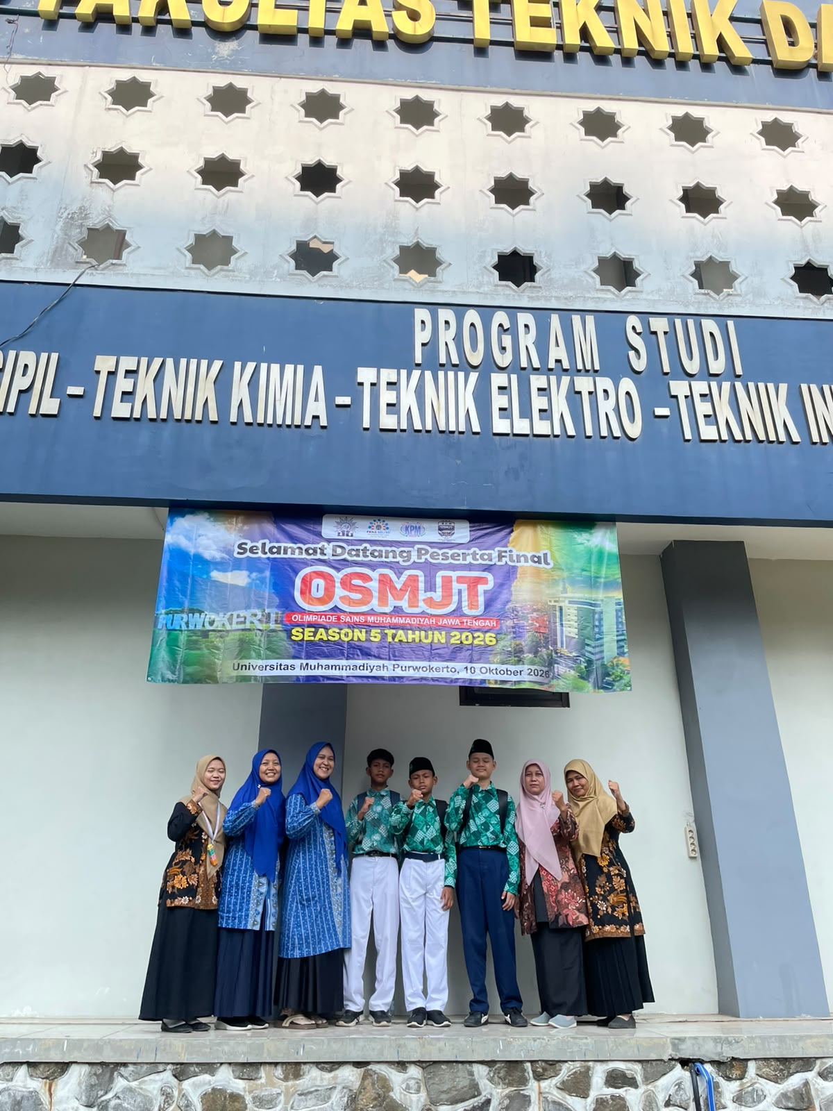 Kontingen OSMJT Season 5 tahun 2026 dari MI Muhammadiyah Kauman di Universitas Muhammadiyah Purwokerto